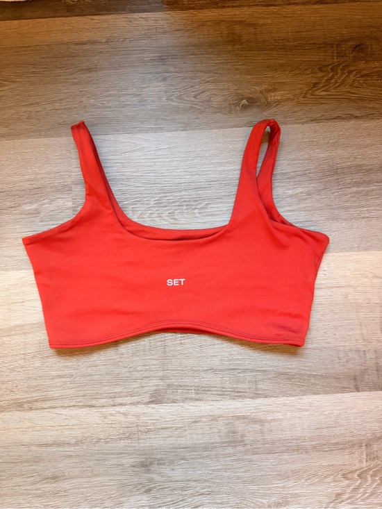 SET Active Other - SET Active Red Scoop Sports Bra